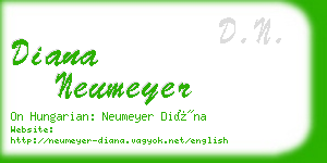 diana neumeyer business card